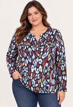 Immagine di V NECK QUALITY BLOUSE BUTTONED